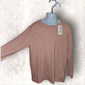 💖Old Navy Super Soft Blush Pink Basic Long Sleeve Tee (Size Various)
